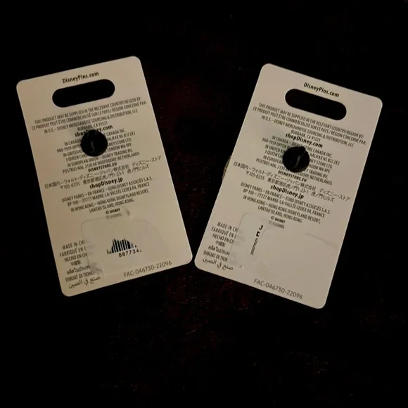 Disney 2PC/Set of Marvel Pins Brand New limited edition - Picture 2 of 2